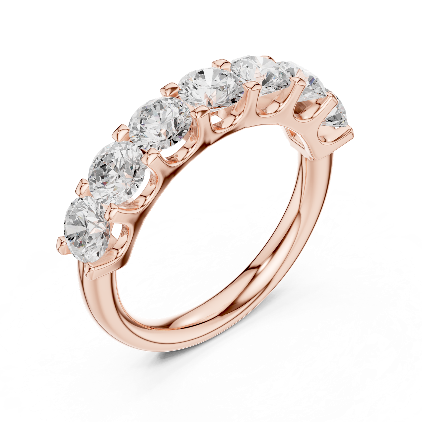 Gold Ring DDLR-684, Rose Gold, view 2