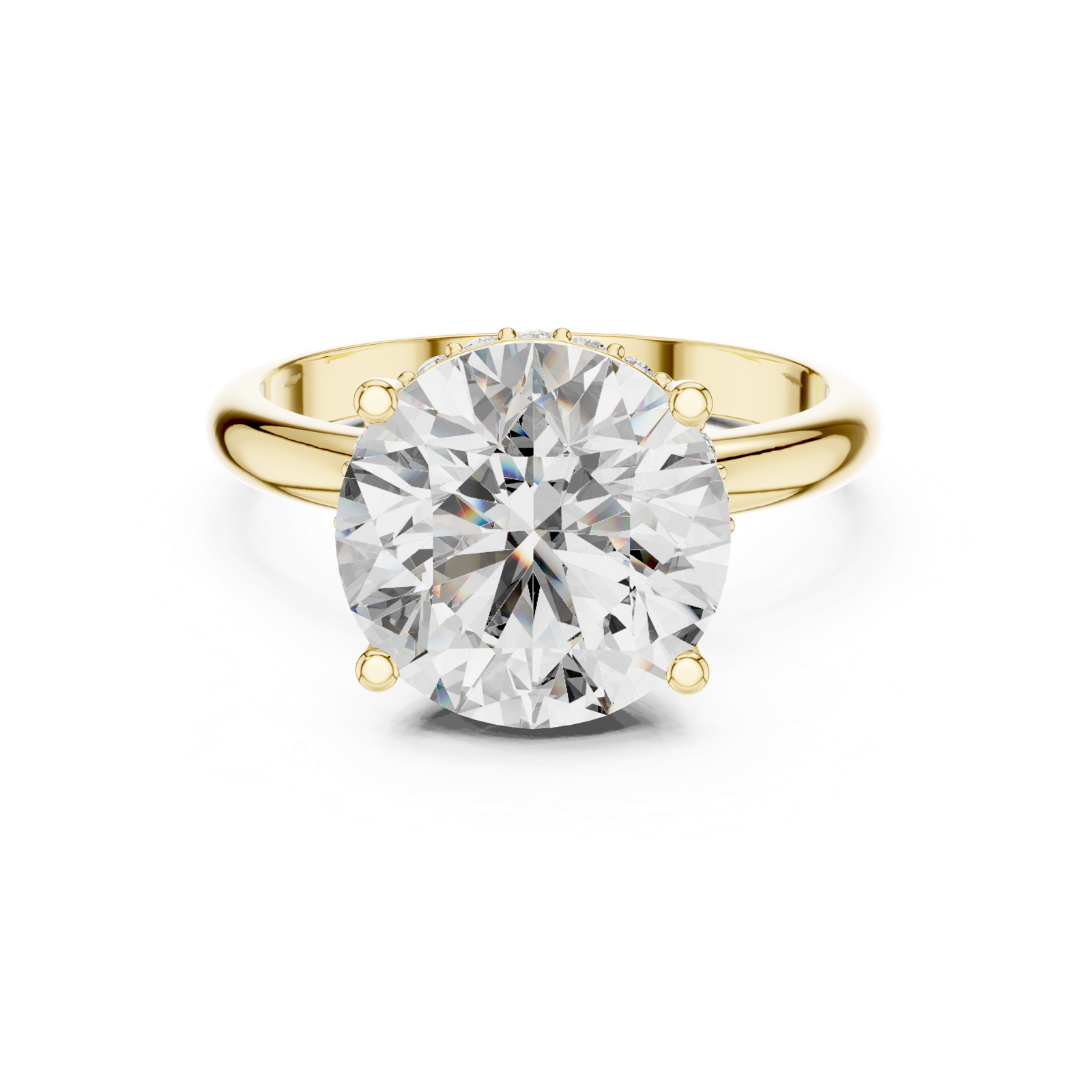 Gold Ring LR-0051, Yellow Gold, view 4