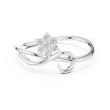 Gold Ring 12-10029@L, White Gold