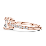 Gold Ring DDLR-874, Rose Gold, view 3