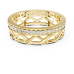 Gold Ring L22-R9, Yellow Gold, view 4