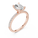 Gold Ring DDLR-888, Rose Gold, view 2