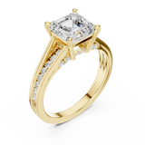 Gold Ring DDLR-992, Yellow Gold, view 2