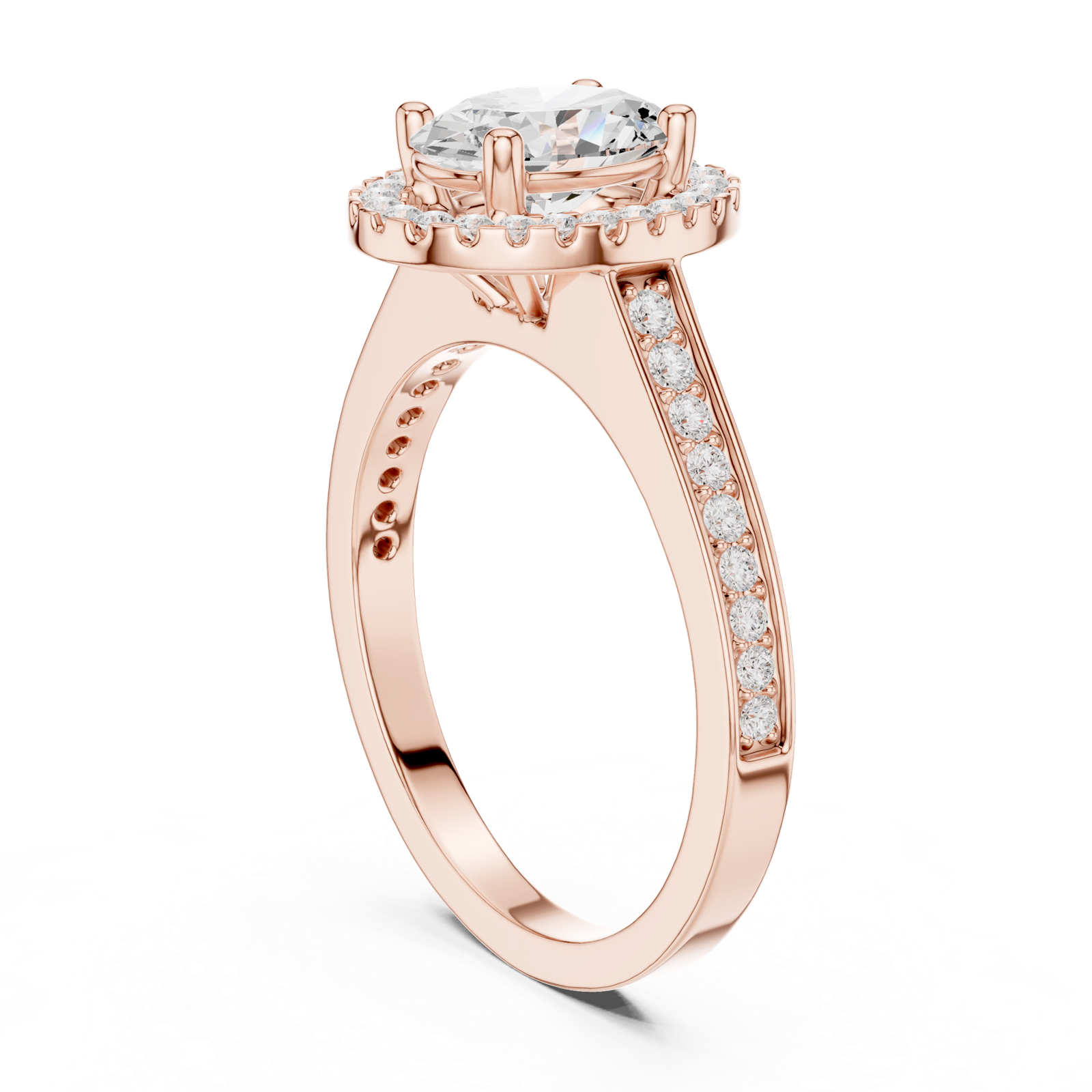 Gold Ring DDLR-417, Rose Gold