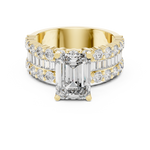 Gold Ring DDLR-199, Yellow Gold, view 4