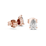 Gold Earrings GER-0359, Rose Gold, view 1