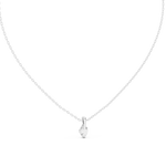 Gold Pendant GPD-0054, White Gold, view 4