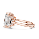 Gold Ring DDLR-746, Rose Gold, view 3