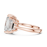 Gold Ring DDLR-746, Rose Gold, view 3