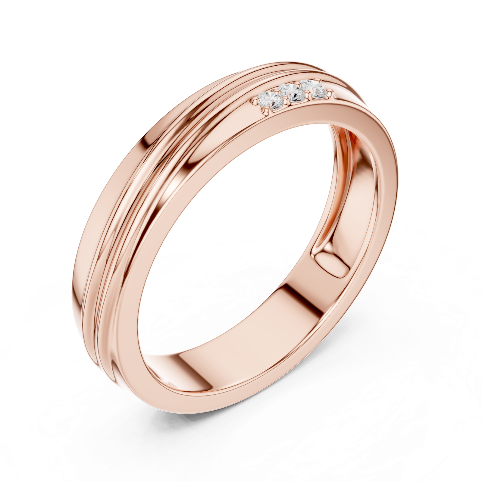 Gold Ring SBMR(31), Rose Gold, view 2