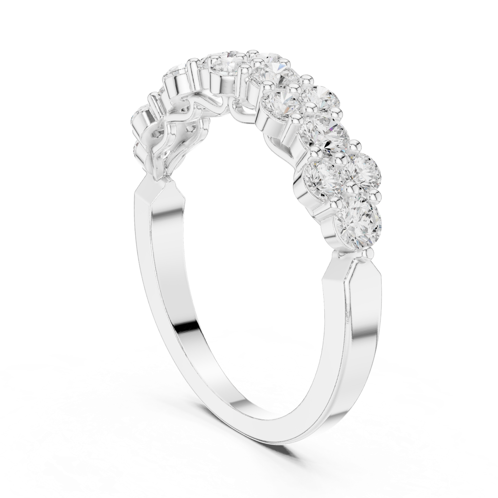 Gold Ring DDLR-451, White Gold