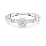 Gold Ring 19-120010L, White Gold, view 4