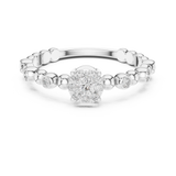 Gold Ring 19-120010L, White Gold, view 4