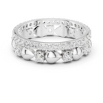 Gold Ring R30, White Gold
