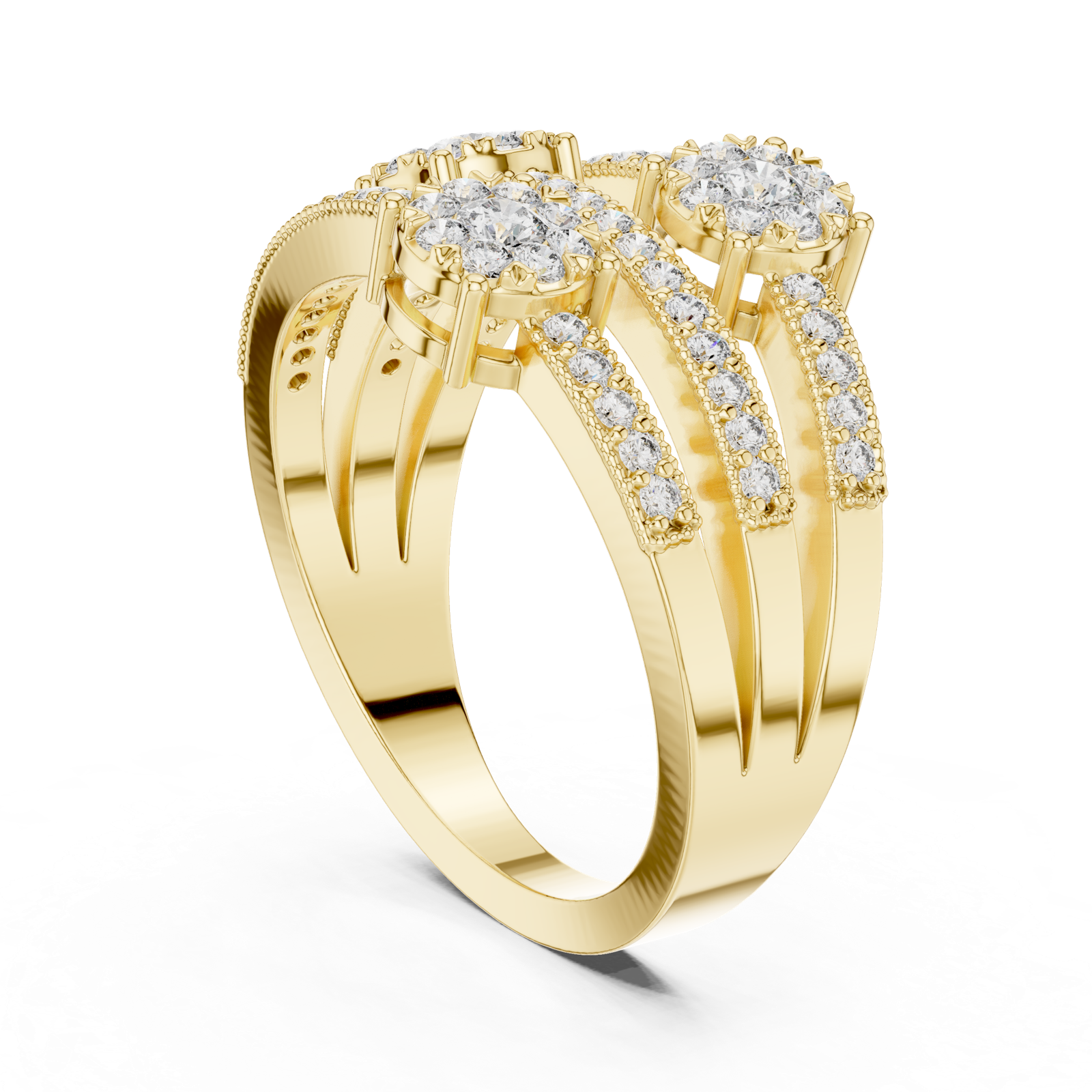 Gold Ring 19-120020L, Yellow Gold, view 1