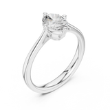 Gold Ring DDLR-569, White Gold, view 2