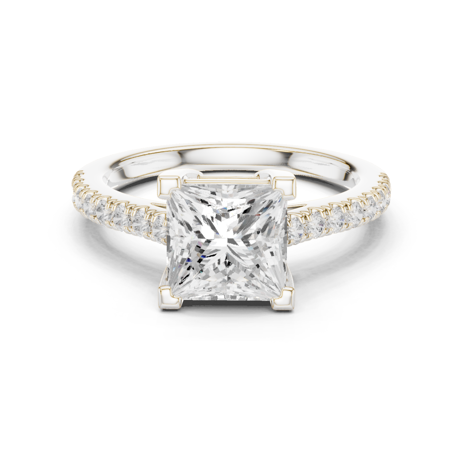 Gold Ring DDLR-880, White Gold