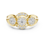 Gold Ring 19-120015L, Yellow Gold, view 4