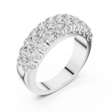Gold Ring L03-01, White Gold, view 2