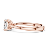 Gold Ring DDLR-536, Rose Gold, view 3