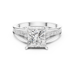 Gold Ring DDLR-997, White Gold, view 4