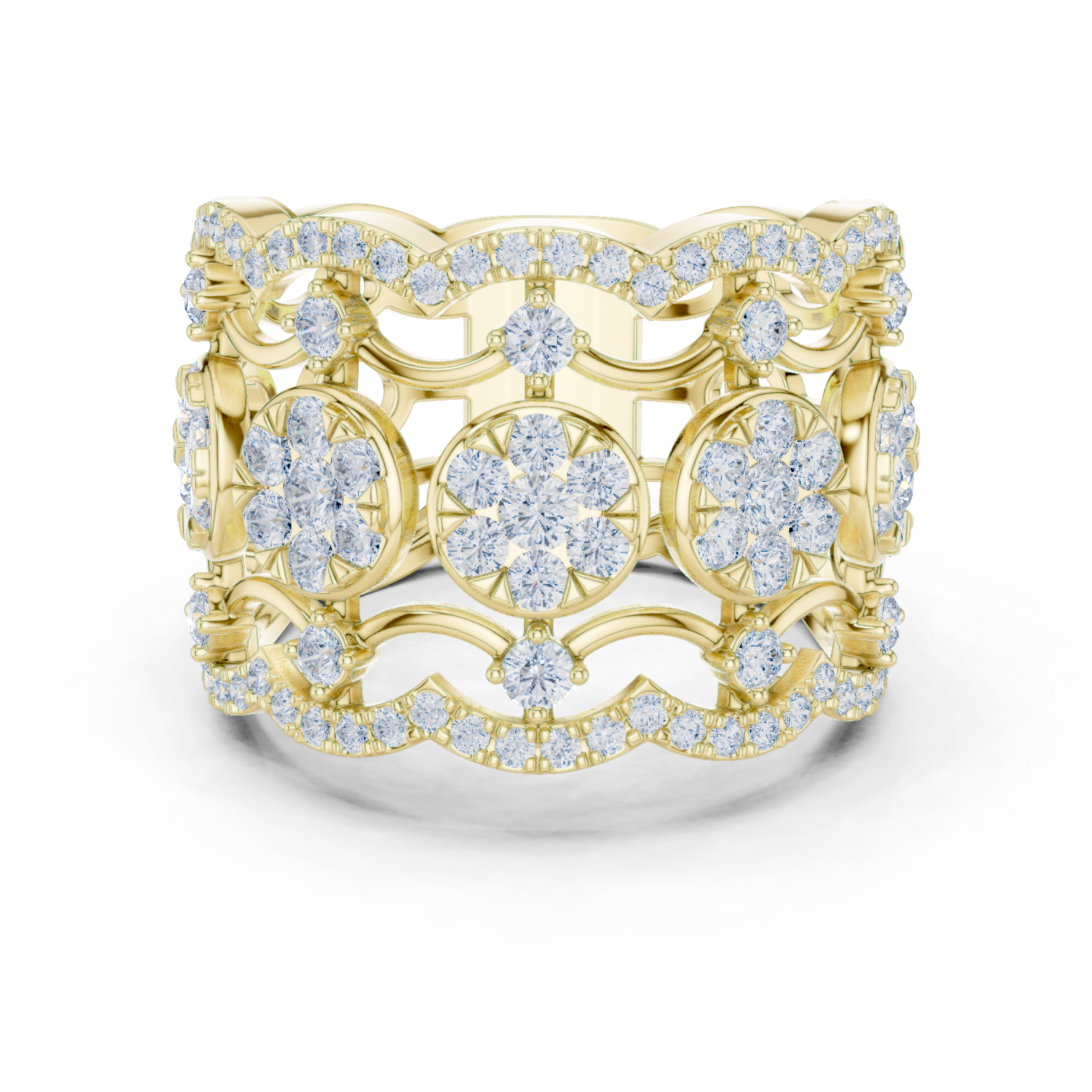 Gold Ring DDLR-818, Yellow Gold
