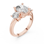 Gold Ring DDLR-902, Rose Gold, view 2