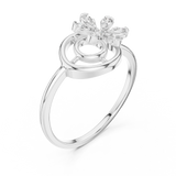 Gold Ring 12-10043@L, White Gold, view 2