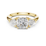 Gold Ring DDLR-853, Yellow Gold, view 4