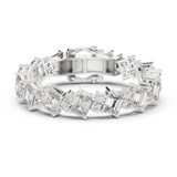 14K Solid Gold Lab Diamond Bracelet, White Gold