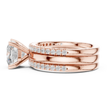 Gold Ring DDLR-302, Rose Gold, view 3