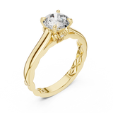 Gold Ring LR-0044, Yellow Gold, view 2