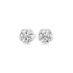Gold Earrings APSE, White Gold, view 4