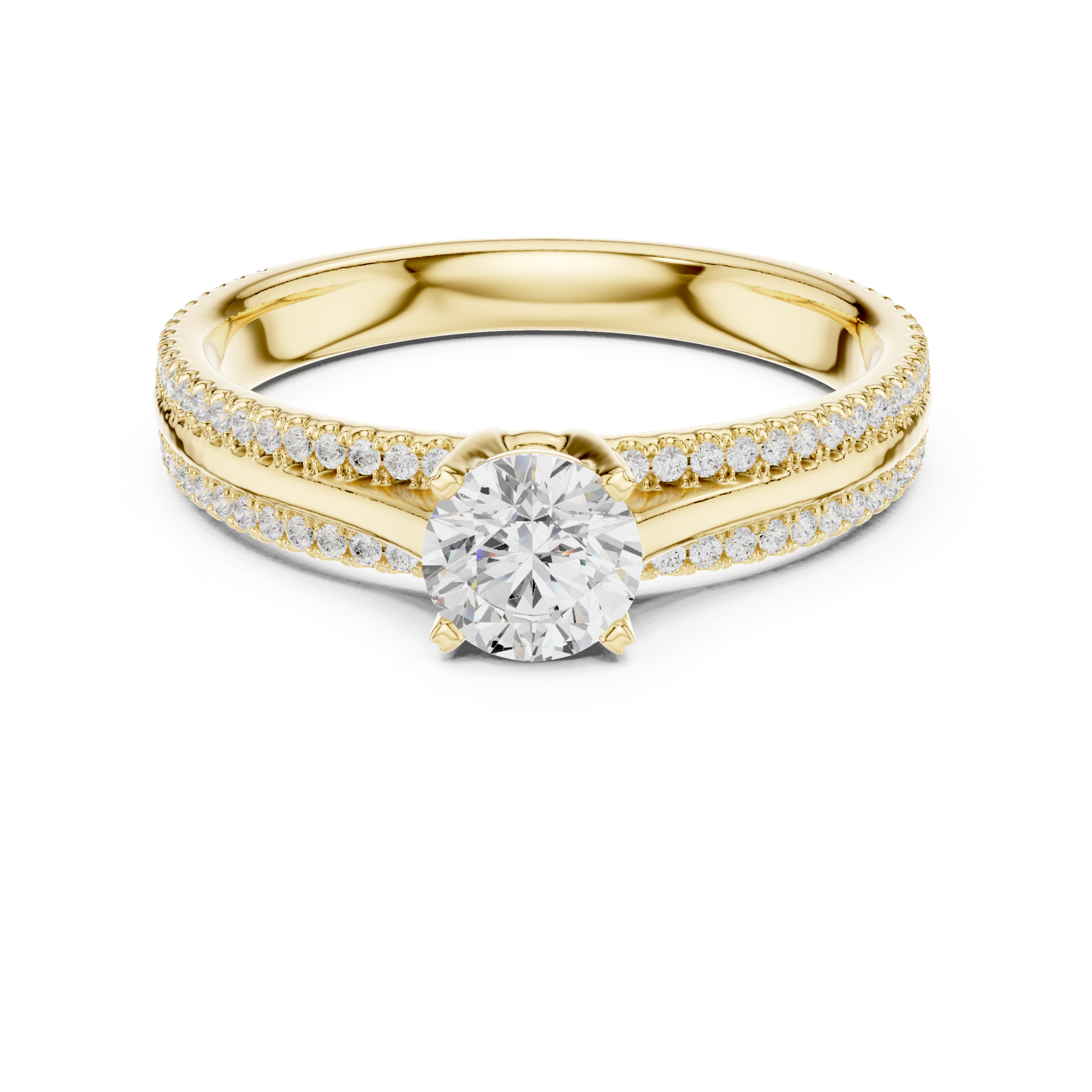 Gold Ring LR-0310, Yellow Gold
