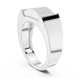 Gold Ring SBMR(49), White Gold