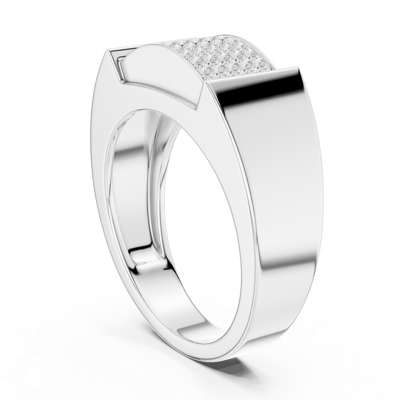 Gold Ring SBMR(49), White Gold