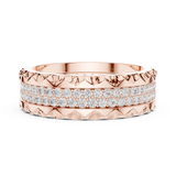 Gold Ring DDLR-423, Rose Gold, view 3