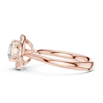 Gold Ring DDLR-629, Rose Gold, view 3