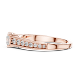 Gold Ring LR-0309, Rose Gold, view 3