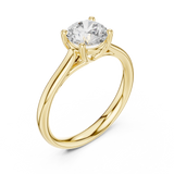 Gold Ring DDLR-633, Yellow Gold, view 2