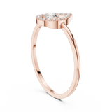 Gold Ring DR-6161, Rose Gold