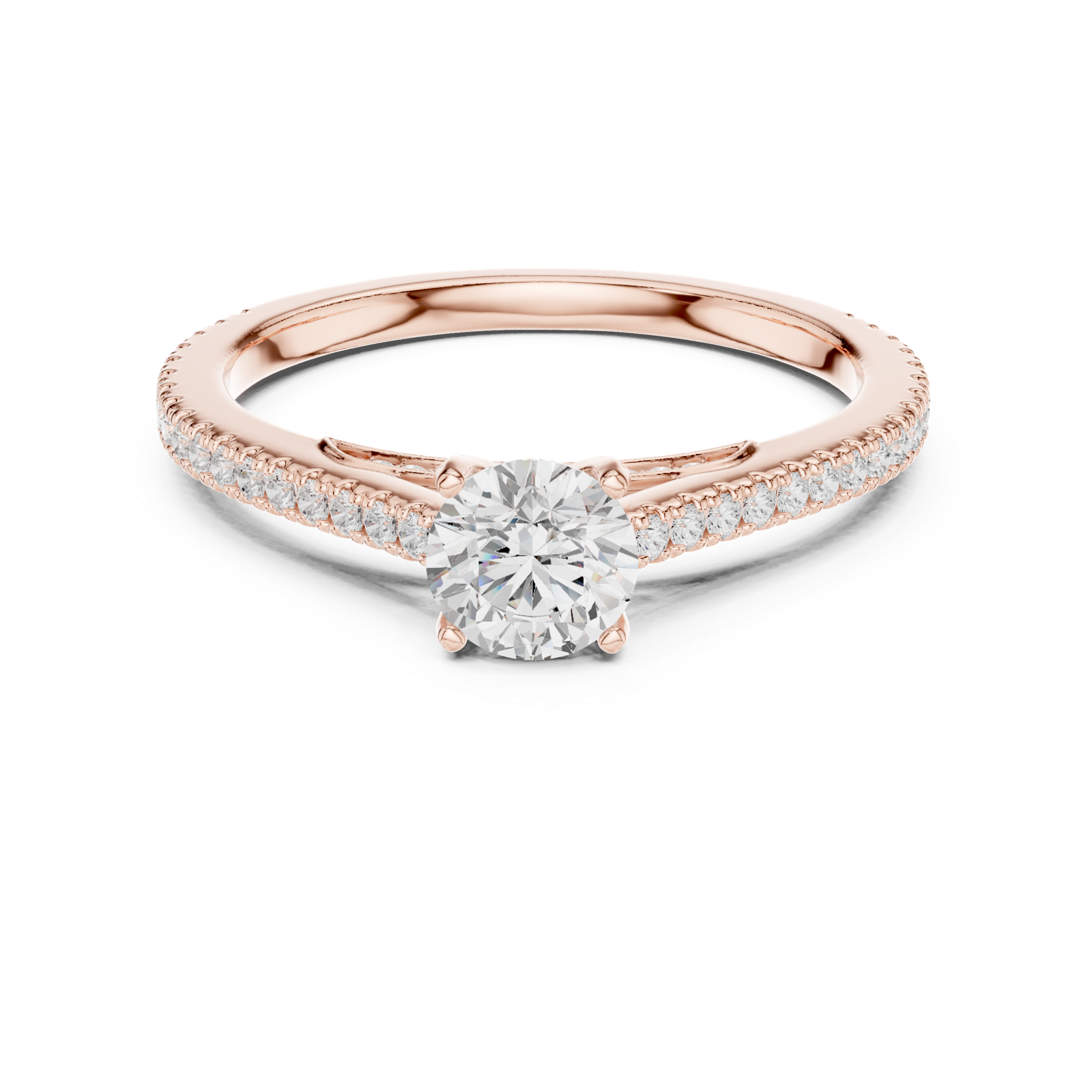 Gold Ring LR-0312, Rose Gold