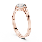 Gold Ring LR-0013, Rose Gold, view 1