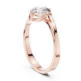 Gold Ring LR-0013, Rose Gold, view 1