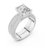 Gold Ring DDLR-013, White Gold, view 2