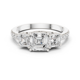 Gold Ring DDLR-1113, White Gold