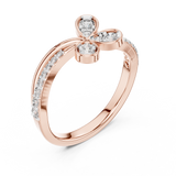 Gold Ring 12-10067@L, Rose Gold, view 2