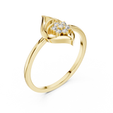 Gold Ring DR-6249, Yellow Gold, view 2