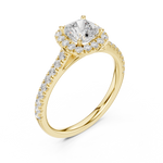 Gold Ring DDLR-917, Yellow Gold, view 2