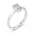 Gold Ring DDLR-537, White Gold, view 2